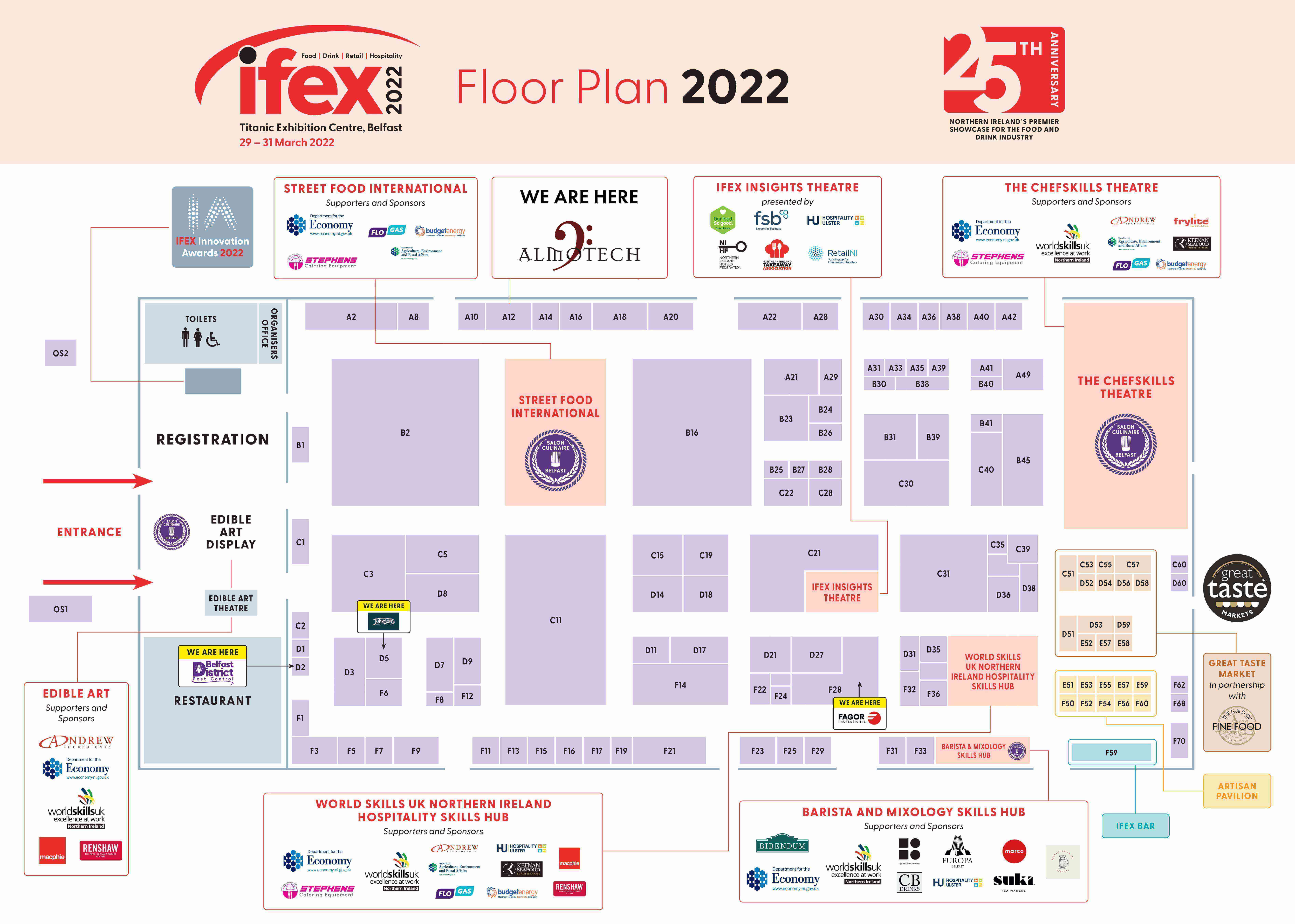 IFEX 2022 Floor Plan
